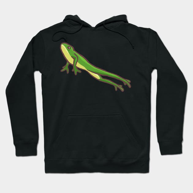 I wanna be free frog Hoodie by DingHuArt